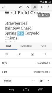 Google Документы 1.25.501.00.90. Скриншот 3