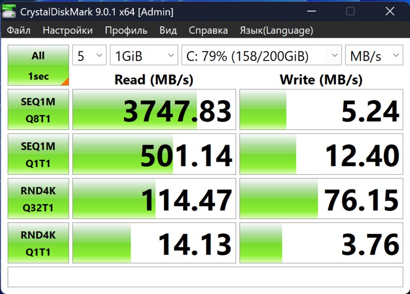 Очень лёгкий ноутбук, на котором действительно можно работать: обзор TECNO MEGABOOK S14 — Производительность и тесты. 12