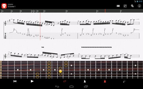 Guitar Pro 1.6.3. Скриншот 1