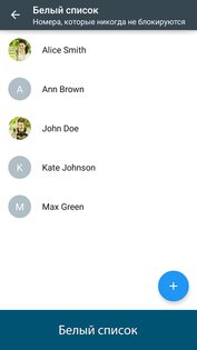 Черный список 4.3.8. Скриншот 4