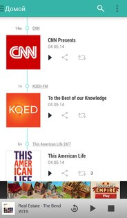TuneIn Radio 40.6. Скриншот 4