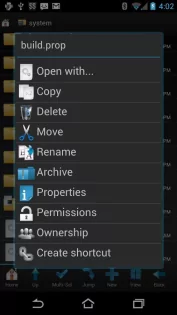 Root Browser 4.1.0. Скриншот 2