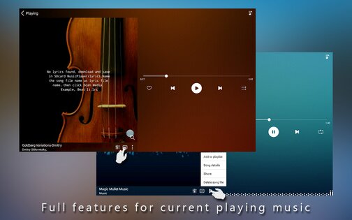 MiniAndroid – музыкальный проигрыватель 7.3.7. Скриншот 15