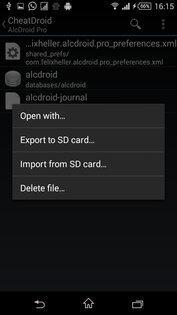 Cheat Droid 2.5.5. Скриншот 7