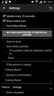 Bass Booster 5.0.5. Скриншот 3
