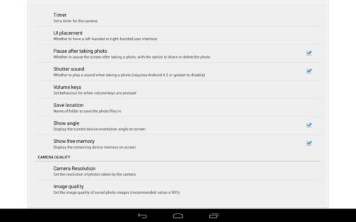 Open Camera 1.55. Скриншот 4
