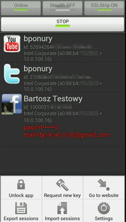 FaceNiff 2.4. Скриншот 1