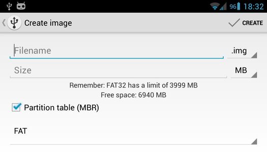 DriveDroid 0.10.50. Скриншот 3