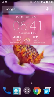 Weather & Clock Widget 6.5.4.7. Скриншот 2