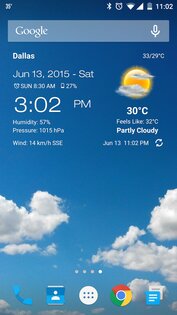 Weather & Clock Widget 6.5.4.7. Скриншот 3