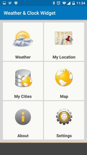 Weather & Clock Widget 6.5.4.7. Скриншот 6