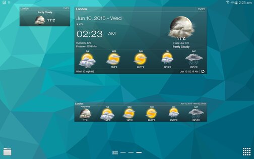 Weather & Clock Widget 6.5.4.7. Скриншот 9