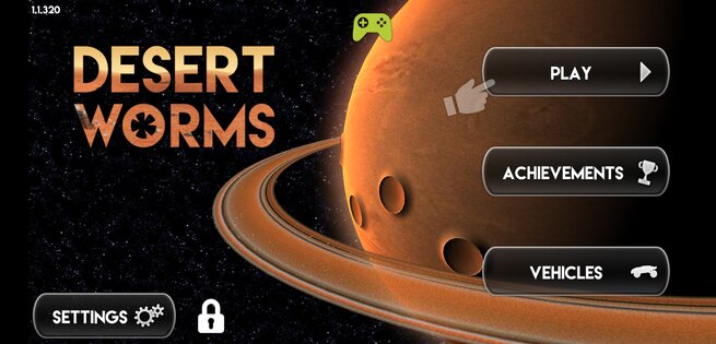 Desert Worms 1.64. Скриншот 1