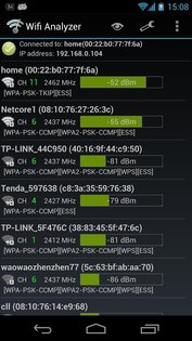 Wifi Analyzer 3.11.2. Скриншот 3