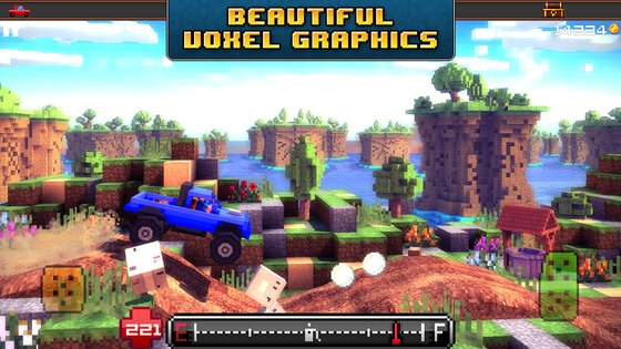 Blocky Roads 1.3.8. Скриншот 4