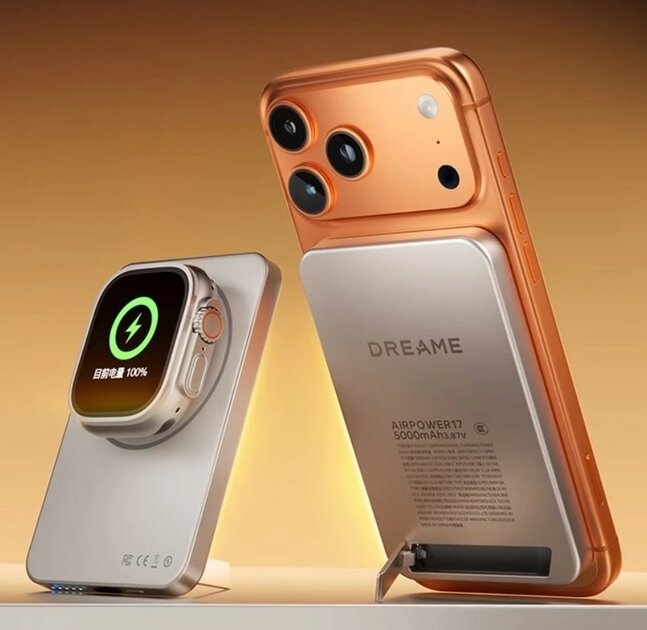 Dreame представила первый в своей истории внешний аккумулятор — Air Power 17