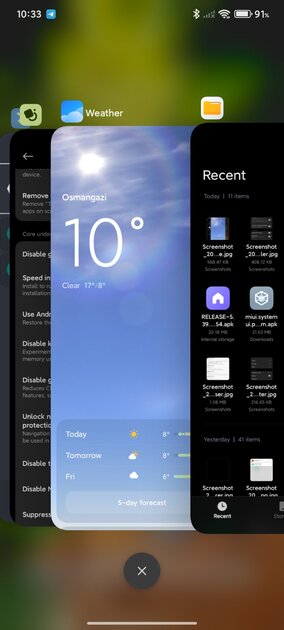 Очень похоже на iOS: в HyperOS 3.1 тестируют новое меню недавних приложений