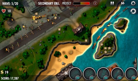 iBomber Defense Pacific 1.1.0. Скриншот 8