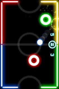 Glow Hockey 1.5.0. Скриншот 2
