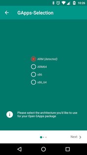 Open GApps 1.1.2. Скриншот 2