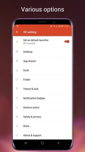 S9 Launcher 7.8. Скриншот 6