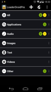 LoaderDroid 1.0.1. Скриншот 2