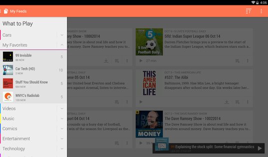 BeyondPod 4.3.321. Скриншот 12