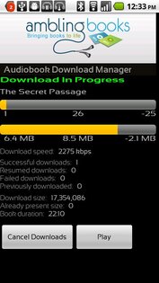 Ambling BookPlayer Lite 2.13. Скриншот 3