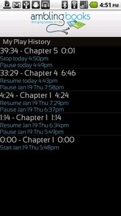 Ambling BookPlayer Lite 2.13. Скриншот 8