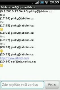 Jabbim 0.1.6. Скриншот 2