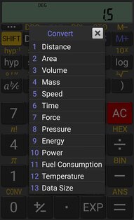 RealCalc Scientific Calculator 3.1.1. Скриншот 6