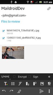 MailDroid 5.22. Скриншот 6