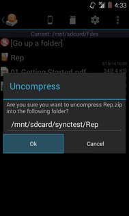 AndExplorer 3.0.1. Скриншот 3