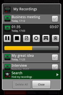 Recordoid 4.0. Скриншот 2