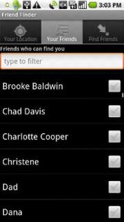 FriendFinder 3.0. Скриншот 1