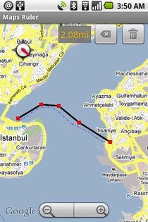 Maps Ruler 3.8.3. Скриншот 8