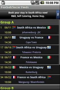 Football Soccer Feeds 1.3. Скриншот 2