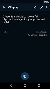 Clipper – менеджер буфера обмена 3.0.8. Скриншот 4