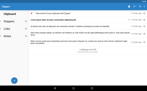 Clipper – менеджер буфера обмена 3.0.8. Скриншот 5