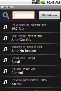 Программа Ringdroid 2.7.4. Скриншот 2