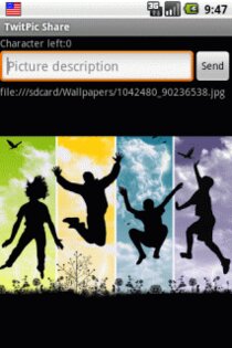 TwitPic Share 1.4.0. Скриншот 1