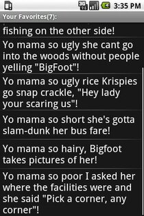 Free Yo Mama Extreme Voice 1.0. Скриншот 1