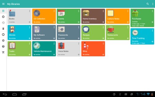 Memento Database 5.8.4. Скриншот 8