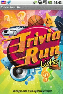 Trivia Run Lite 1. Скриншот 1