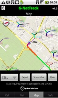 G-NetTrack 4.8. Скриншот 2