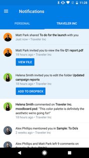 Dropbox 454.2.2. Скриншот 7