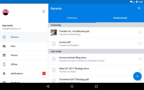 Dropbox 454.2.2. Скриншот 17