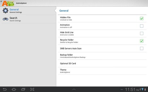 AndroXplorer 4.1.0.0. Скриншот 2