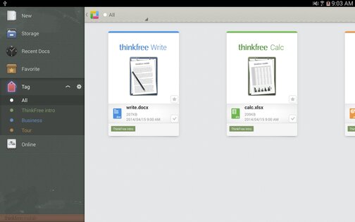 ThinkFree Office 6.5.140429. Скриншот 1