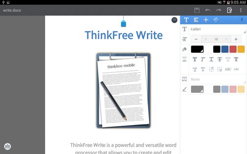 ThinkFree Office 6.5.140429. Скриншот 5
